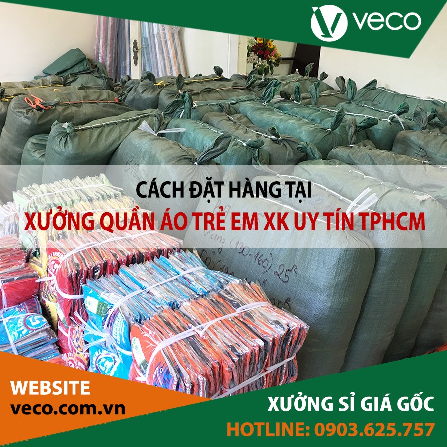 VECO-Xưởng quần áo trẻ em xuất khẩu uy tín tphcm